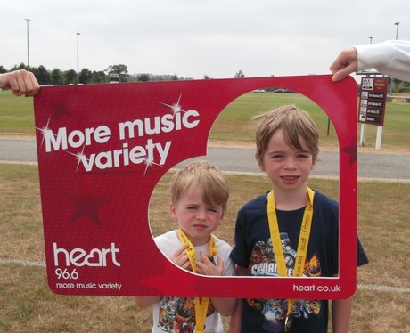 The heart angels were at The Rennie Grove Hospice