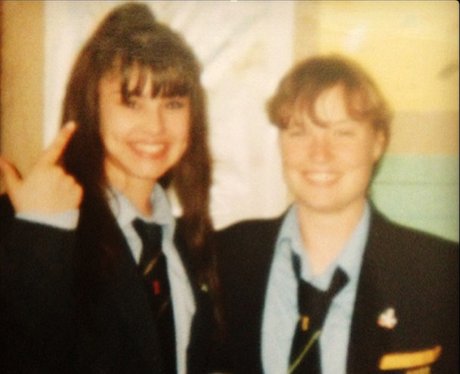 Cheryl Cole in school on instagram