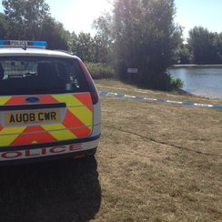 Lake at UEA after body found