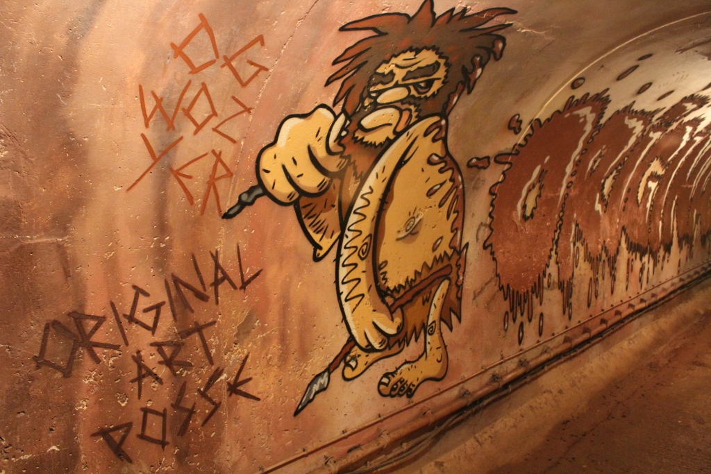 Wookey Hole Caves Graffiti Attack