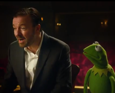Ricky Gervais stars in the trailer for Muppets Most Wanted... We. Are ...
