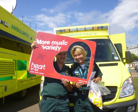 Did you see the Heart Angels at the Hove 999 day t