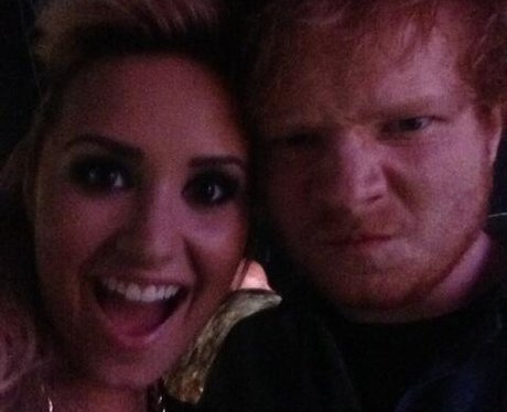Demi Lovato and Ed Sheeran