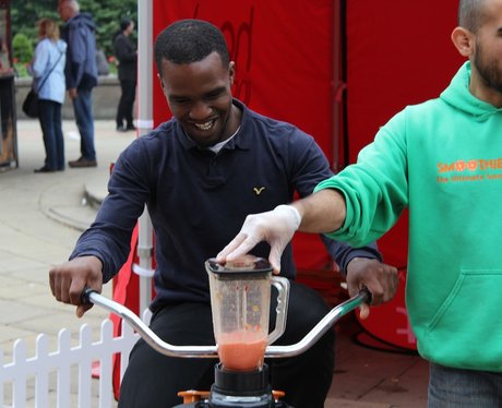 Heart's Smoothie Bike at Birmingham International