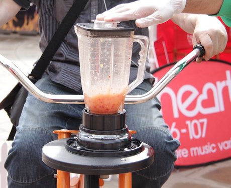 Heart's Smoothie Bike at Birmingham International