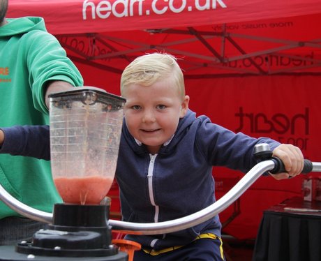 Heart's Smoothie Bike at Birmingham International
