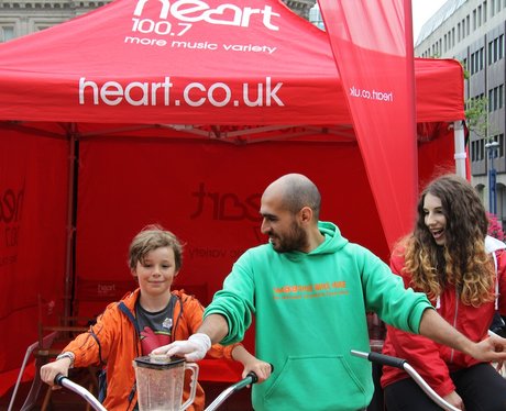 Heart's Smoothie Bike at Birmingham International