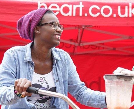 Heart's Smoothie Bike at Birmingham International