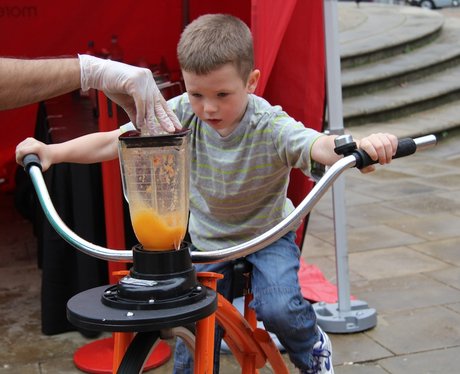 Heart's Smoothie Bike at Birmingham International