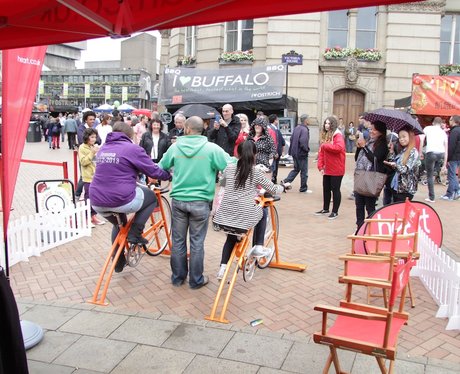 Heart's Smoothie Bike at Birmingham International