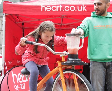 Heart's Smoothie Bike at Birmingham International