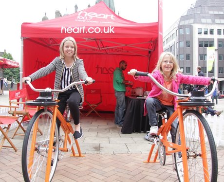 Heart's Smoothie Bike at Birmingham International