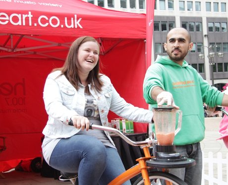 Heart's Smoothie Bike at Birmingham International
