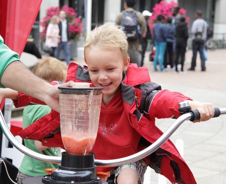 Heart's Smoothie Bike at Birmingham International