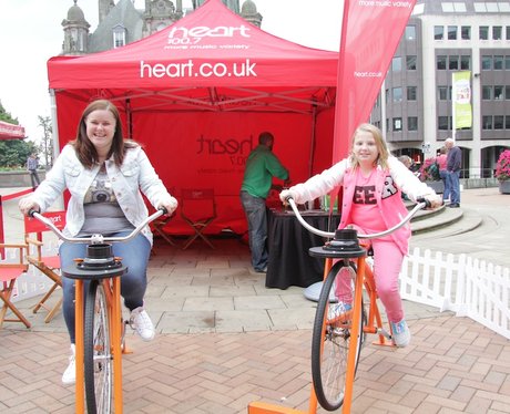 Heart's Smoothie Bike at Birmingham International