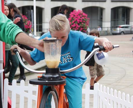 Heart's Smoothie Bike at Birmingham International