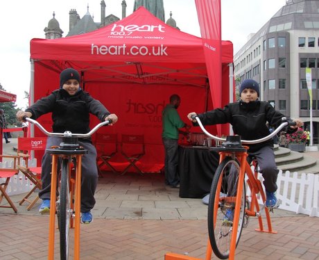 Heart's Smoothie Bike at Birmingham International