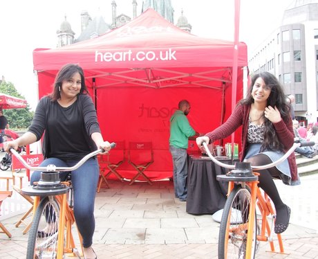 Heart's Smoothie Bike at Birmingham International