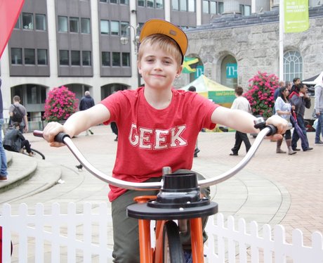 Heart's Smoothie Bike at the Food Fair 2