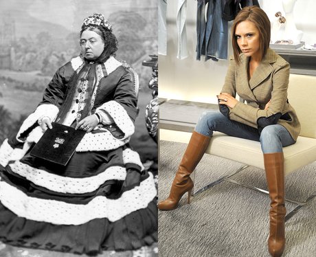 Queen Victoria and Victoria Beckham