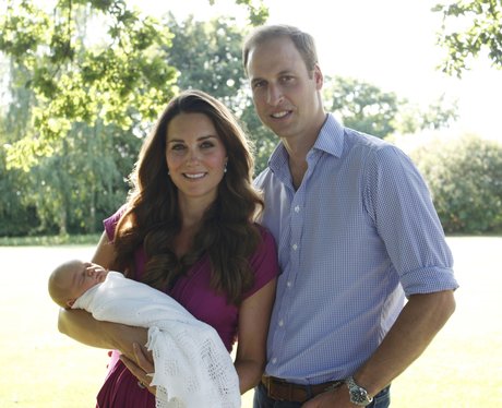 kate middleton, prince william and prince george o