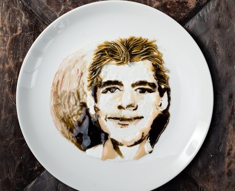 Simon Cowell noodle art