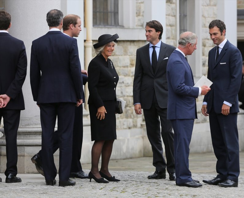 Hugh van Cutsem Funeral - Brentwood: Charles And Sons Mourn Friend ...