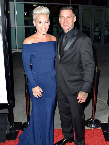 Pink and husband Corey Hart attend the Thanks For Sharing premiere ...