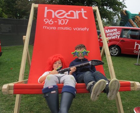 If you saw the Heart Angels and the giant deckchai