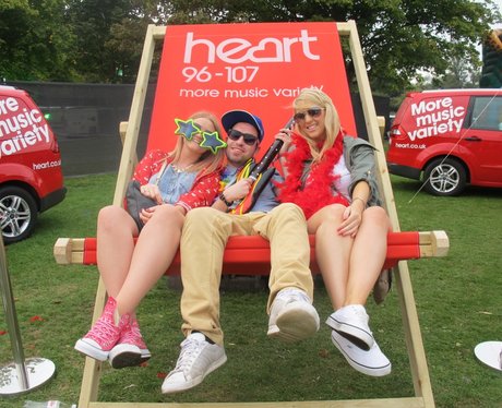 If you saw the Heart Angels and the giant deckchai