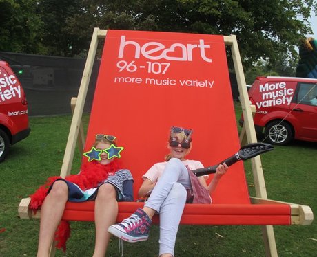 If you saw the Heart Angels and the giant deckchai