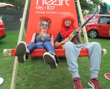 If you saw the Heart Angels and the giant deckchai
