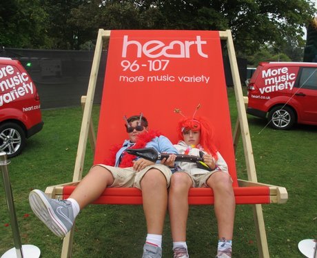 If you saw the Heart Angels and the giant deckchai