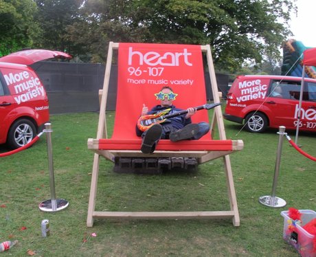 If you saw the Heart Angels and the giant deckchai