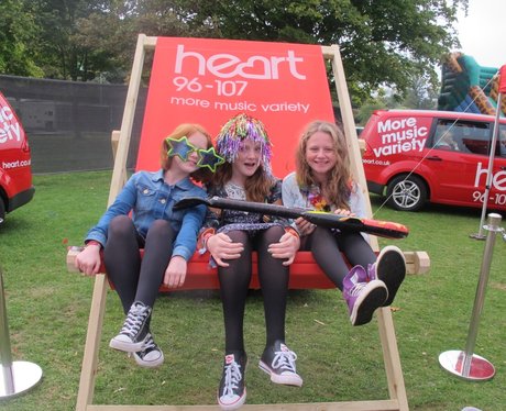 If you saw the Heart Angels and the giant deckchai