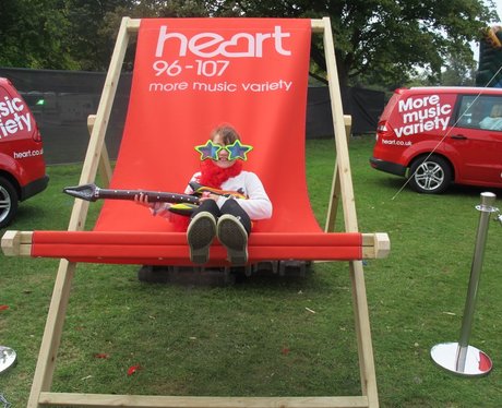 If you saw the Heart Angels and the giant deckchai