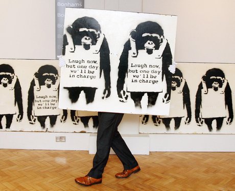 Banksy In Pictures Laugh Now
