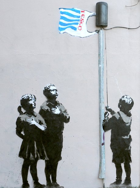 Banksy In Pictures Tesco