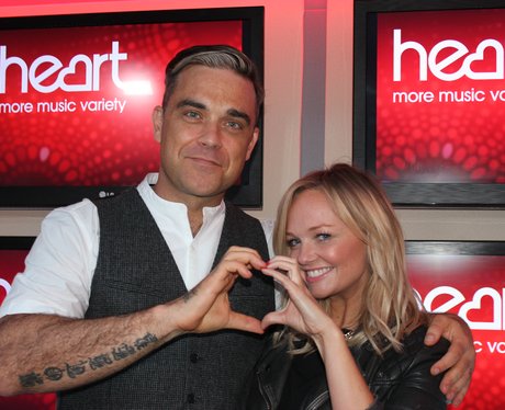 Emma Bunton Gives it some Heart with Robbie Williams