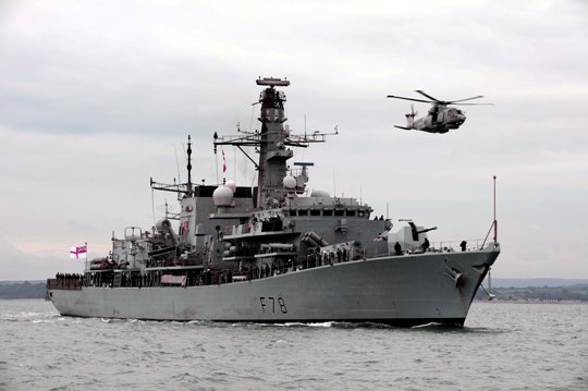 HMS Kent homecoming