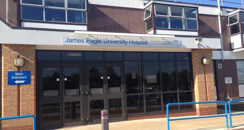 The James Paget Hospital in Gorleston