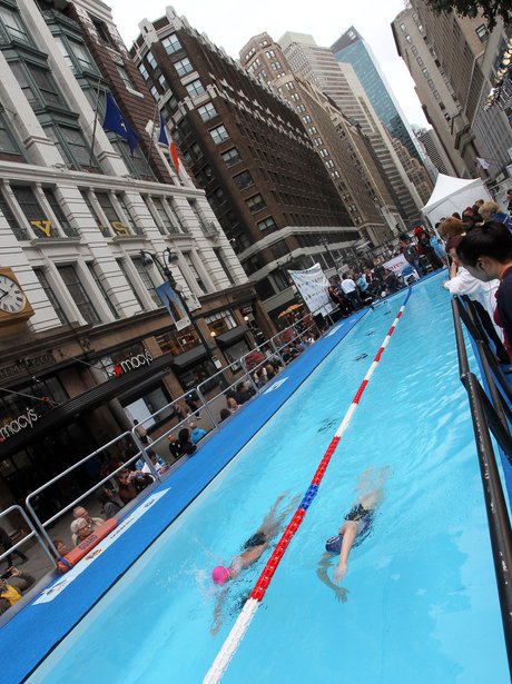 A swimming pool in America