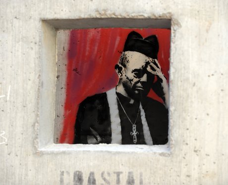 Banksy's 'Concrete Confessional' in New York