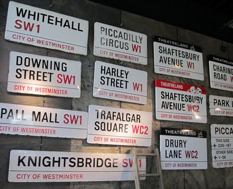 famous london street signs