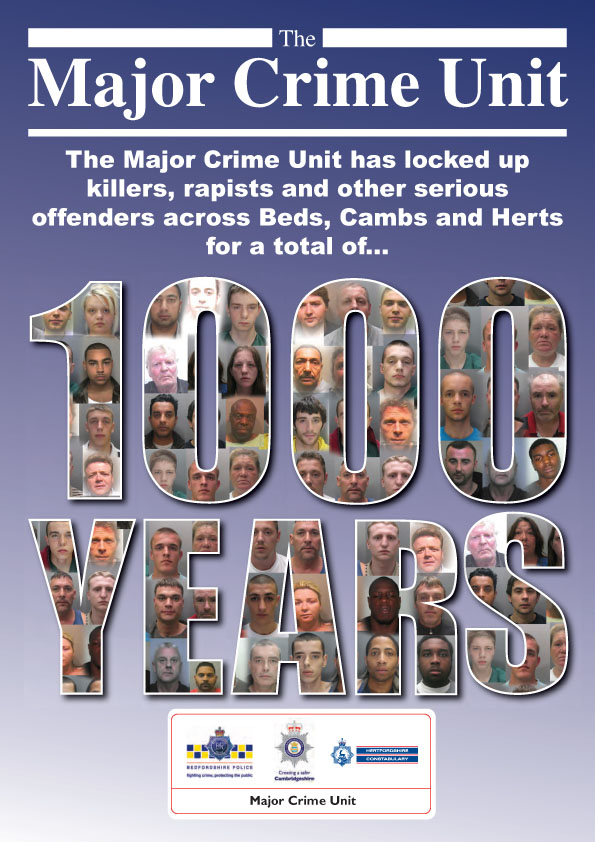 Major Crime Unit Poster Cambs Police