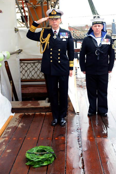 Trafalgar Day on HMS Victory