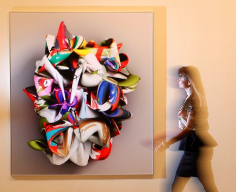 An artwork at the exhibition
