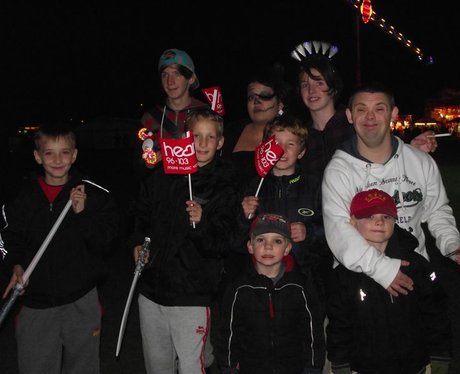 HMS Sultan Fireworks and Bonfire Night 2013