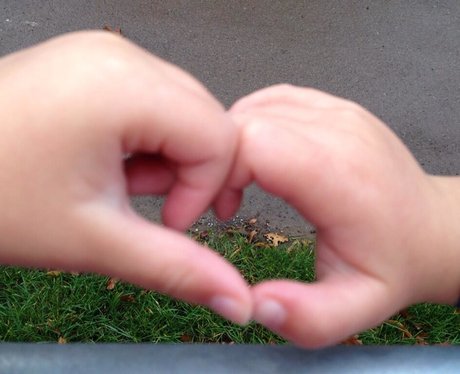 Little Hands Copying The Heart Angels #GiveItSomeH