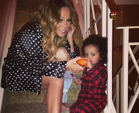 Roc Carey holding a pumpkin